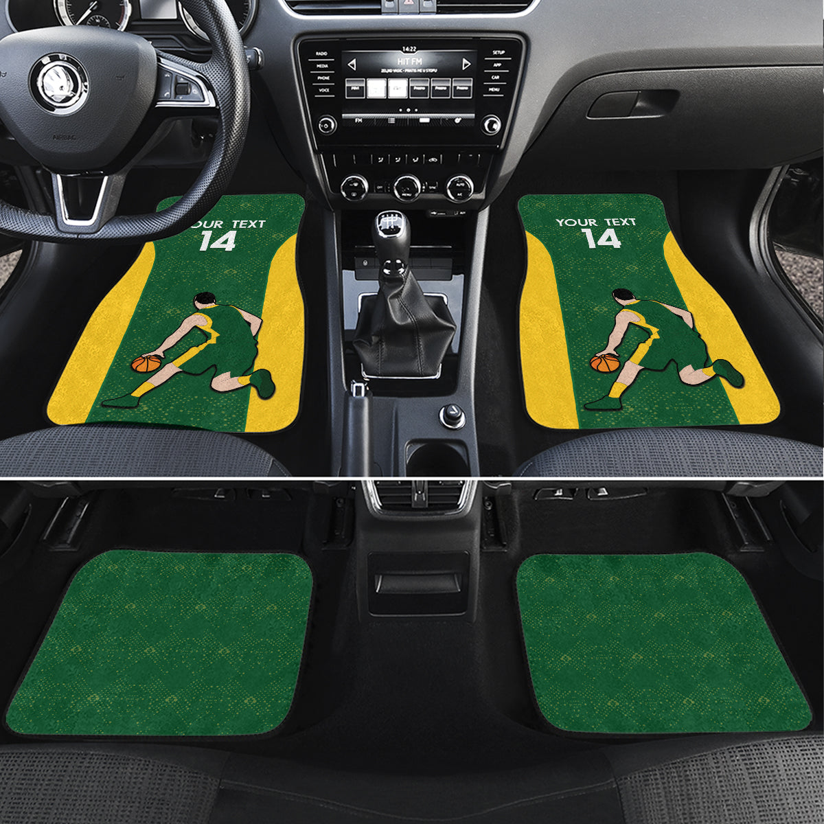 Custom Australia Basketball Car Mats Go Champions Aussie Boomers National Color