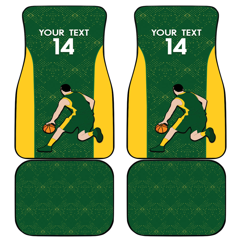 Custom Australia Basketball Car Mats Go Champions Aussie Boomers National Color