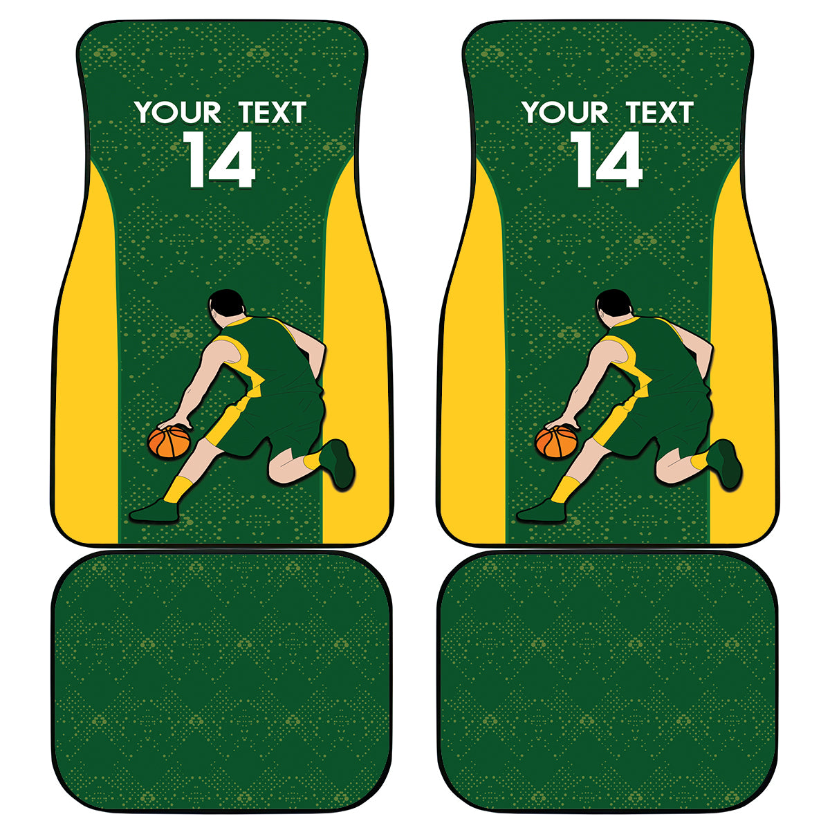 Custom Australia Basketball Car Mats Go Champions Aussie Boomers National Color