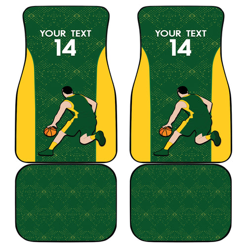 Custom Australia Basketball Car Mats Go Champions Aussie Boomers National Color