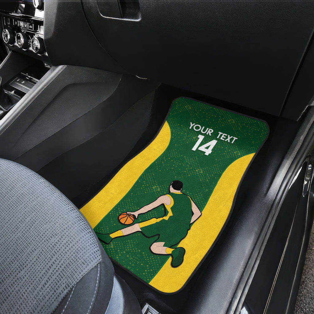 Custom Australia Basketball Car Mats Go Champions Aussie Boomers National Color