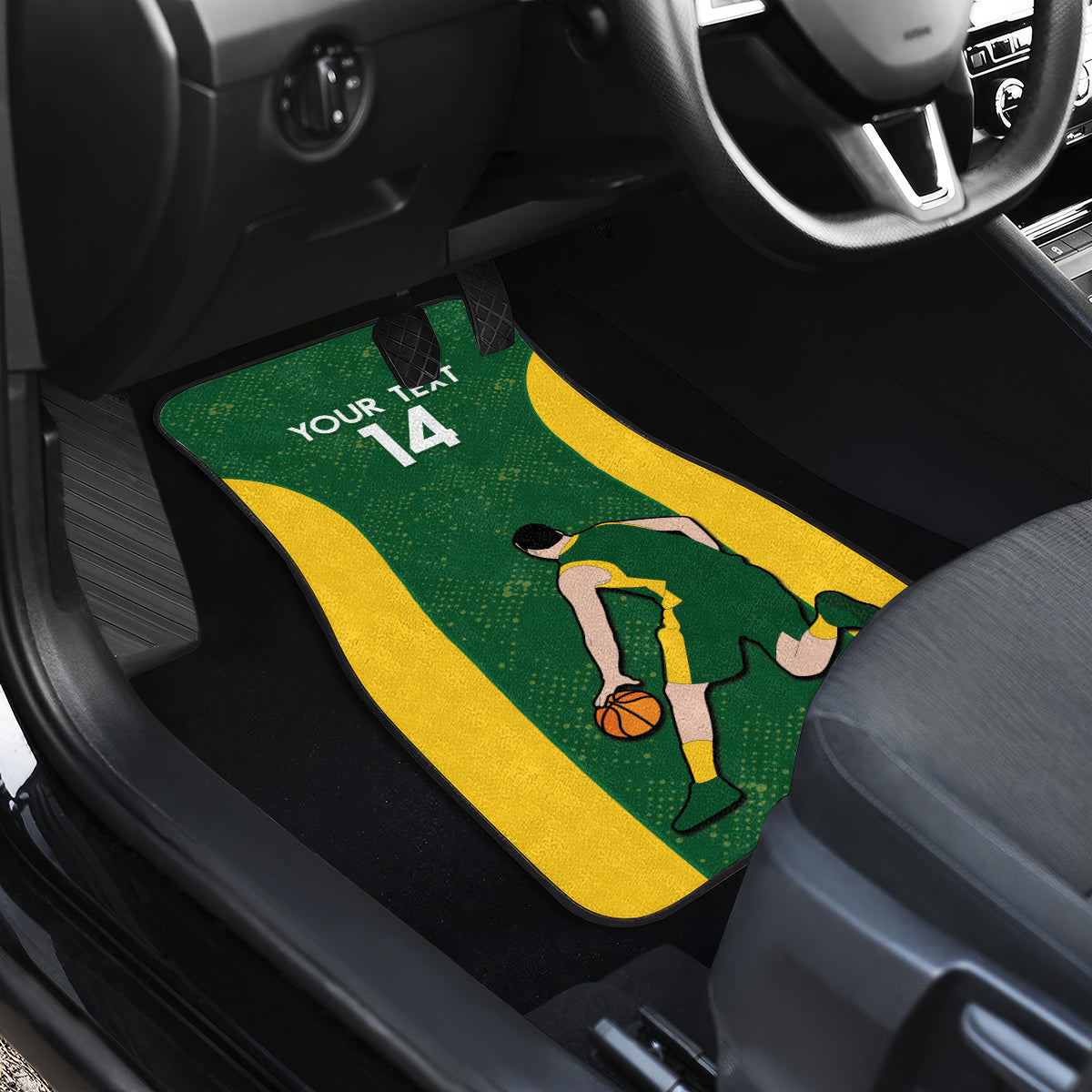 Custom Australia Basketball Car Mats Go Champions Aussie Boomers National Color