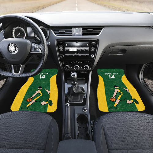 Custom Australia Basketball Car Mats Go Champions Aussie Boomers National Color