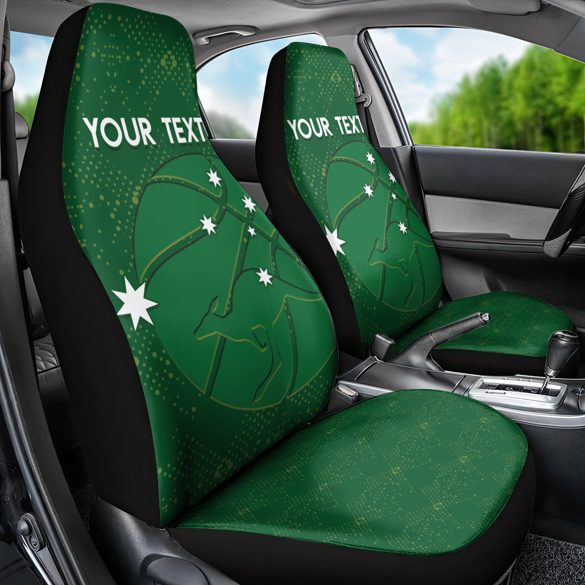 Custom Australia Basketball Car Seat Cover Go Champions Aussie Boomers National Color
