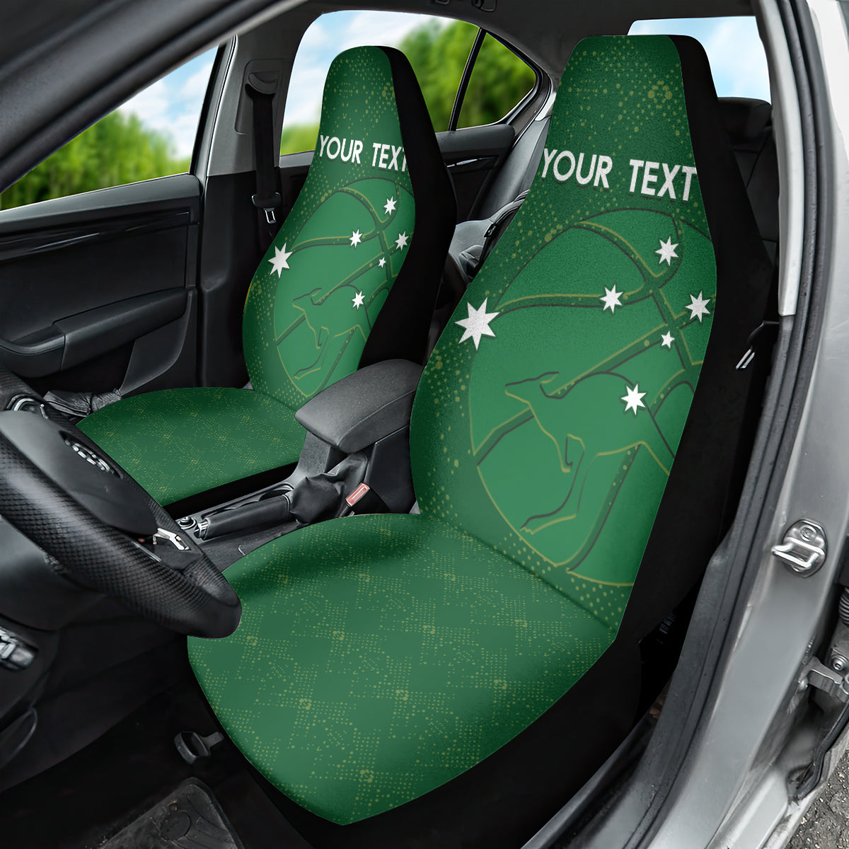 Custom Australia Basketball Car Seat Cover Go Champions Aussie Boomers National Color