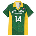Custom Australia Basketball Family Matching Mermaid Dress and Hawaiian Shirt Go Champions Aussie Boomers National Color