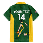 Custom Australia Basketball Family Matching Mermaid Dress and Hawaiian Shirt Go Champions Aussie Boomers National Color
