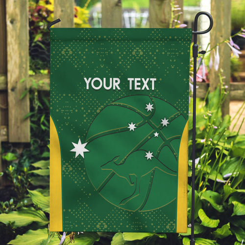 Custom Australia Basketball Garden Flag Go Champions Aussie Boomers National Color