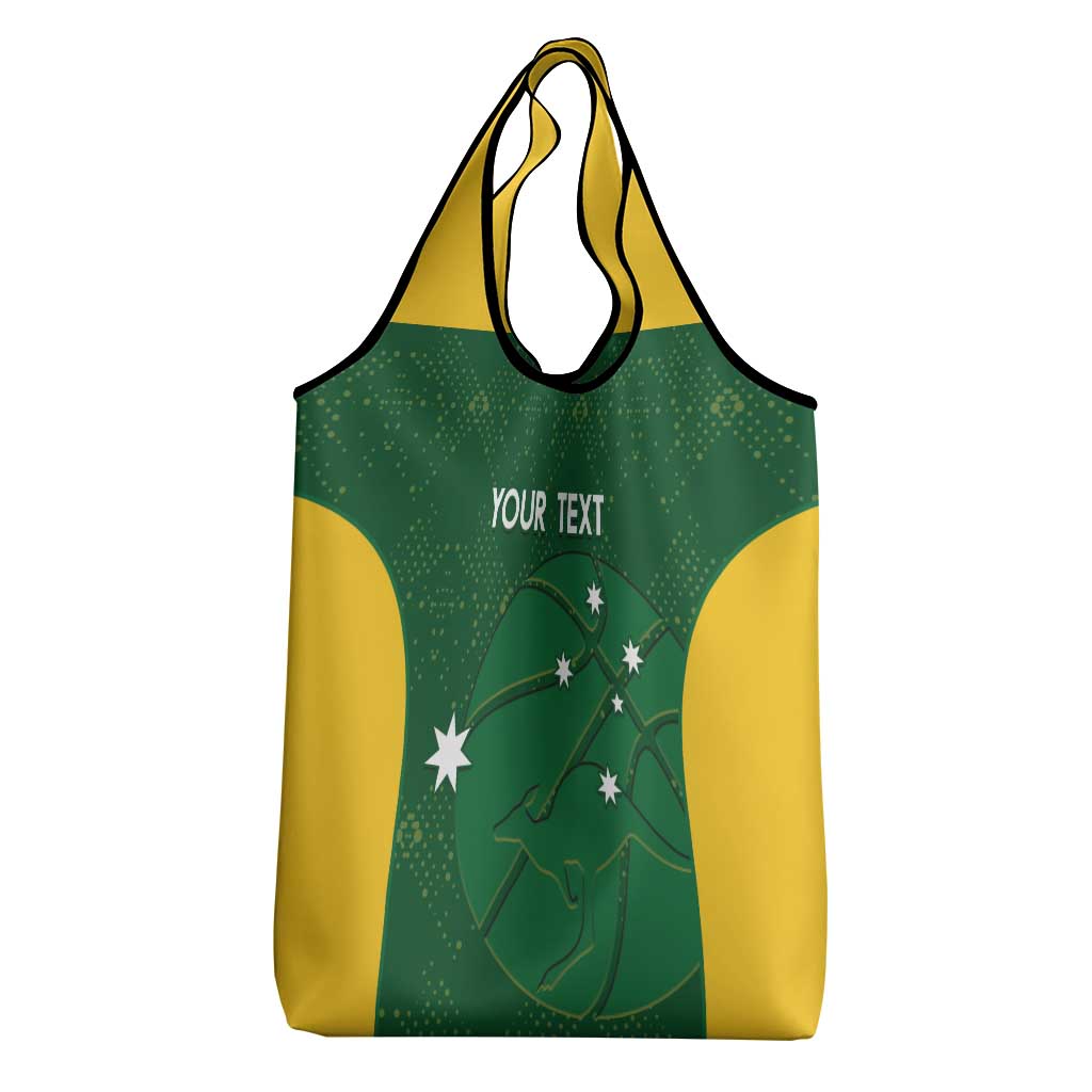 Custom Australia Basketball Grocery Bag Go Champions Aussie Boomers National Color