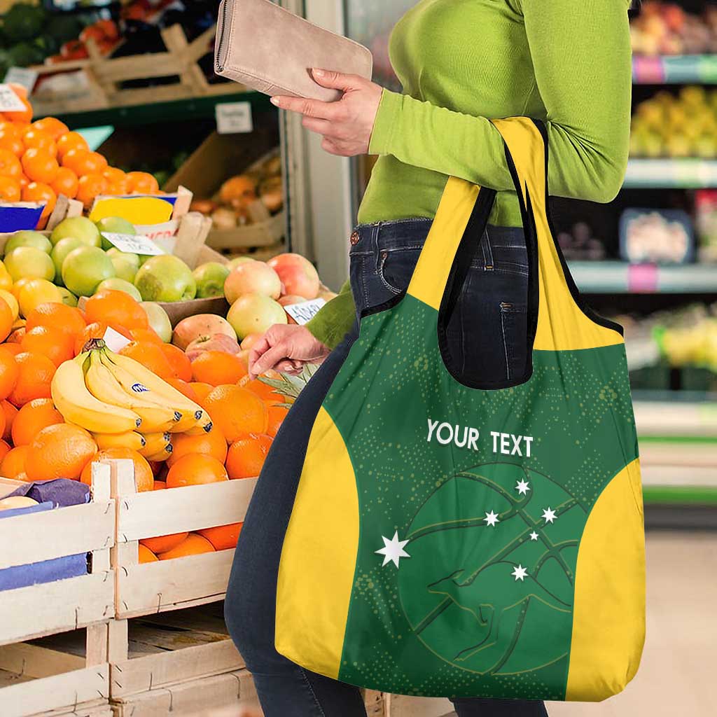 Custom Australia Basketball Grocery Bag Go Champions Aussie Boomers National Color