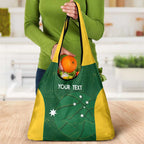Custom Australia Basketball Grocery Bag Go Champions Aussie Boomers National Color