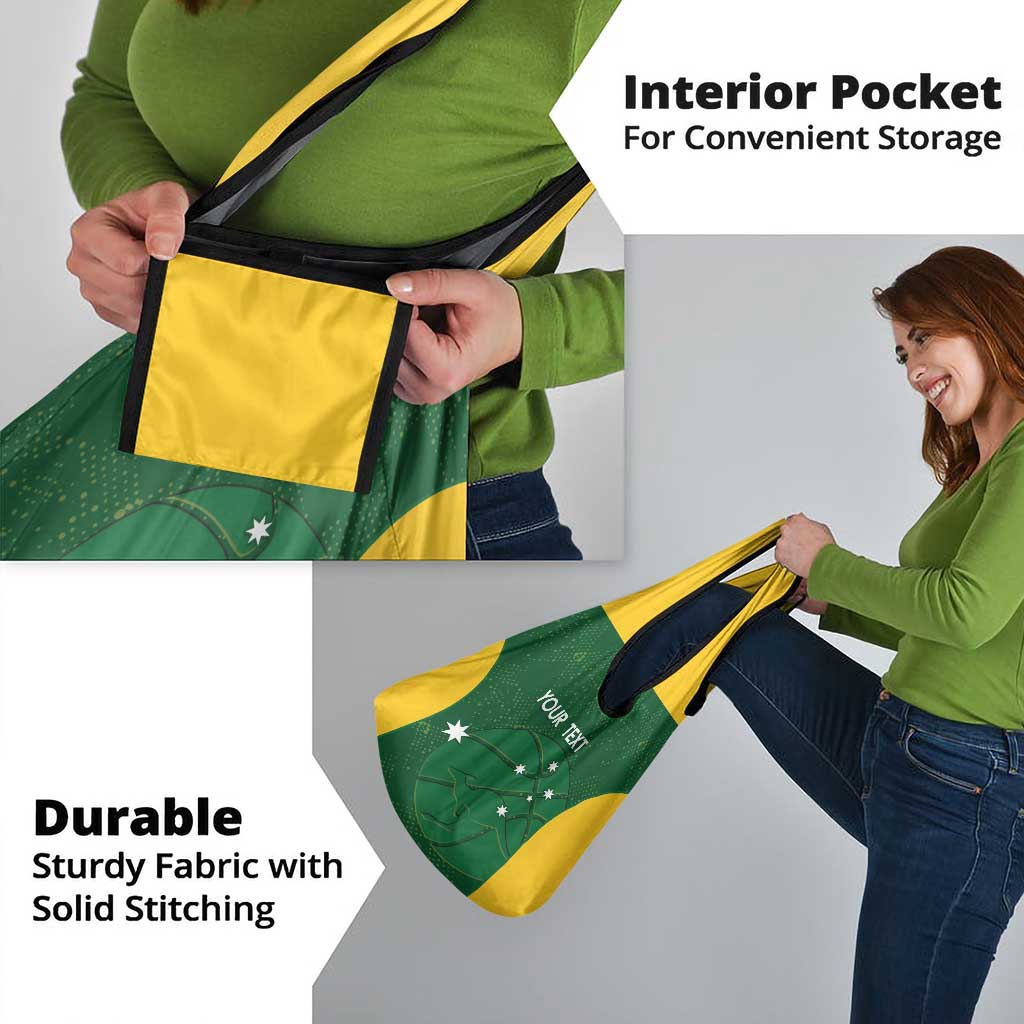 Custom Australia Basketball Grocery Bag Go Champions Aussie Boomers National Color