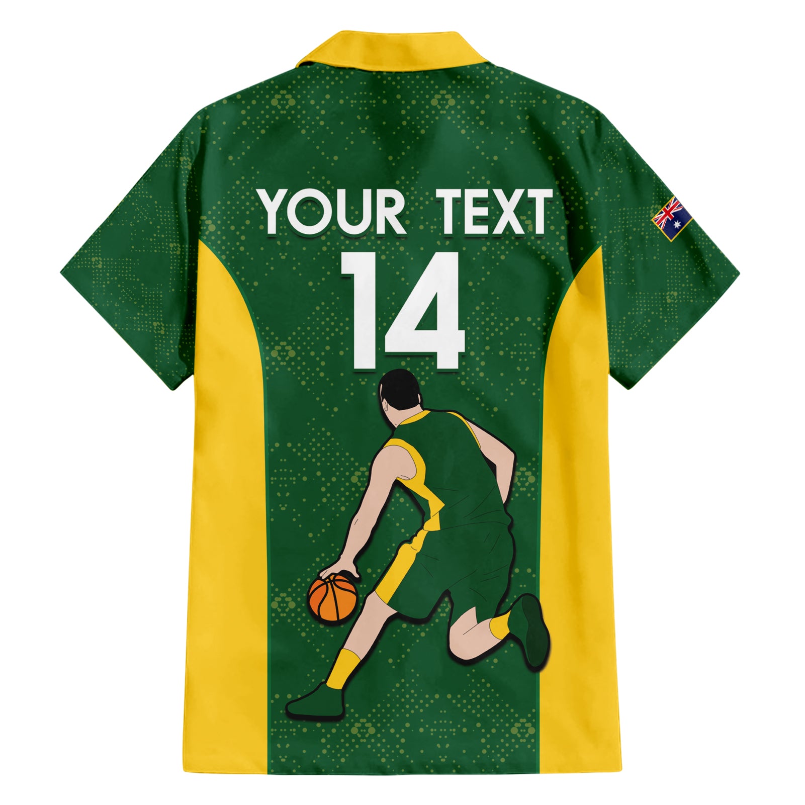 Custom Australia Basketball Hawaiian Shirt Go Champions Aussie Boomers National Color