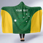 Custom Australia Basketball Hooded Blanket Go Champions Aussie Boomers National Color