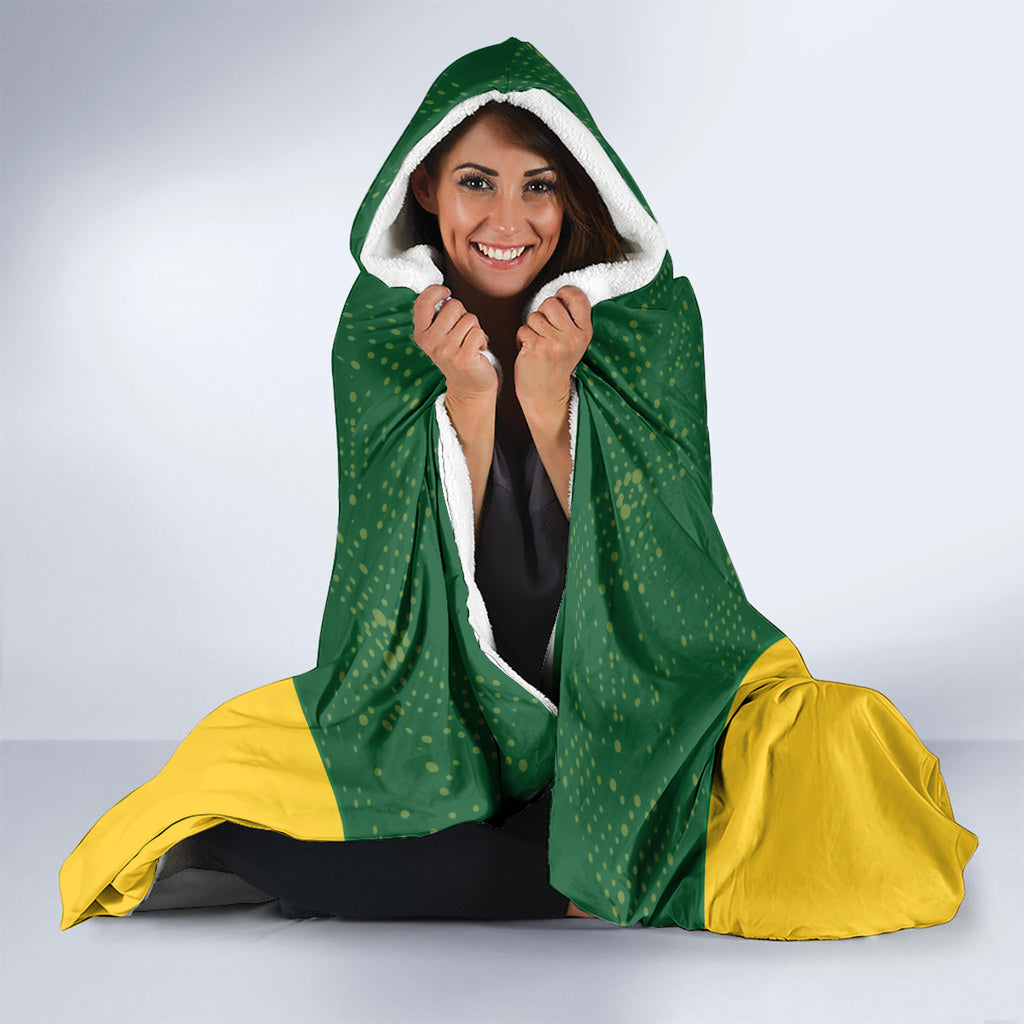 Custom Australia Basketball Hooded Blanket Go Champions Aussie Boomers National Color
