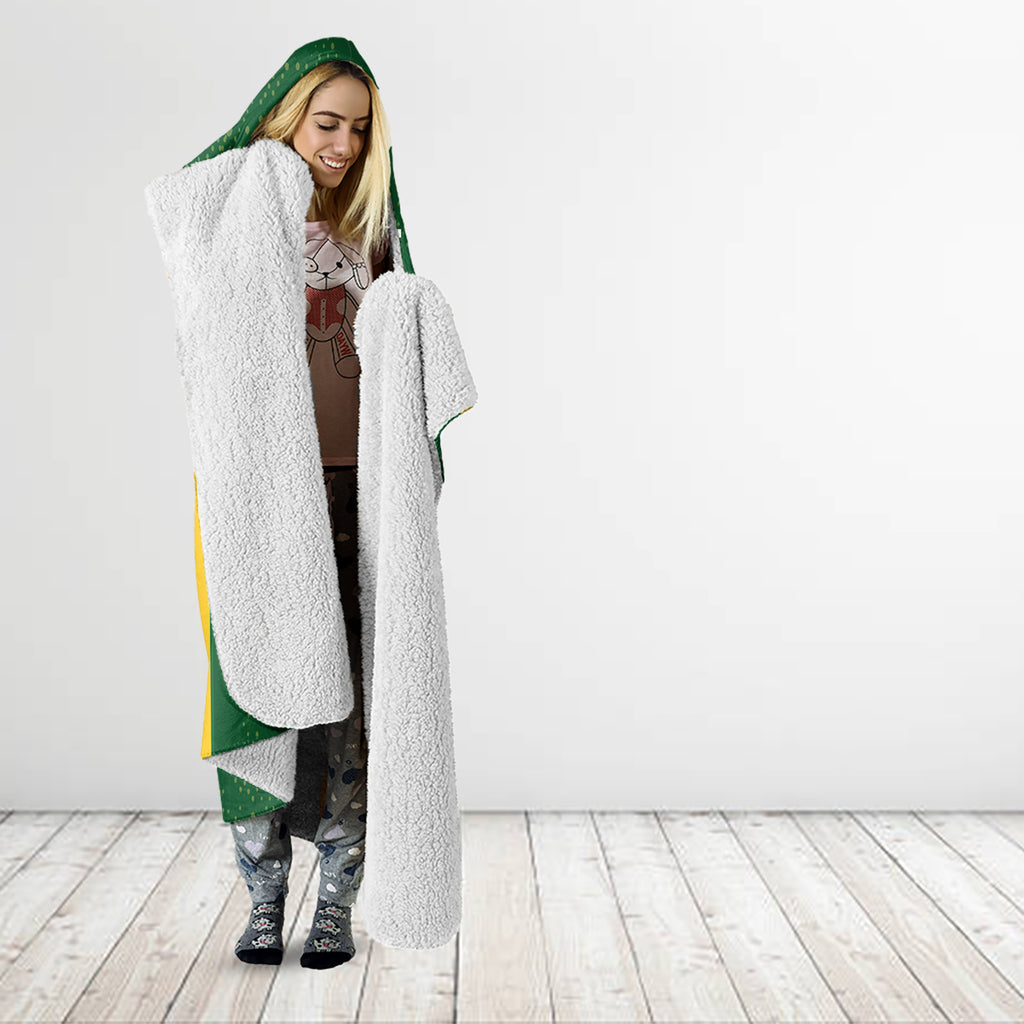 Custom Australia Basketball Hooded Blanket Go Champions Aussie Boomers National Color
