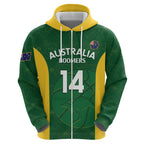 Custom Australia Basketball Hoodie Go Champions Aussie Boomers National Color