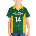 Custom Australia Basketball Kid Hawaiian Shirt Go Champions Aussie Boomers National Color