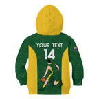 Custom Australia Basketball Kid Hoodie Go Champions Aussie Boomers National Color