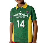 Custom Australia Basketball Kid Polo Shirt Go Champions Aussie Boomers National Color