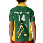 Custom Australia Basketball Kid Polo Shirt Go Champions Aussie Boomers National Color