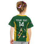 Custom Australia Basketball Kid T Shirt Go Champions Aussie Boomers National Color