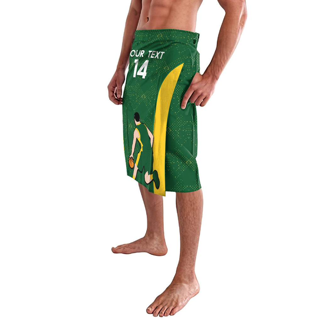 Custom Australia Basketball Lavalava Go Champions Aussie Boomers National Color