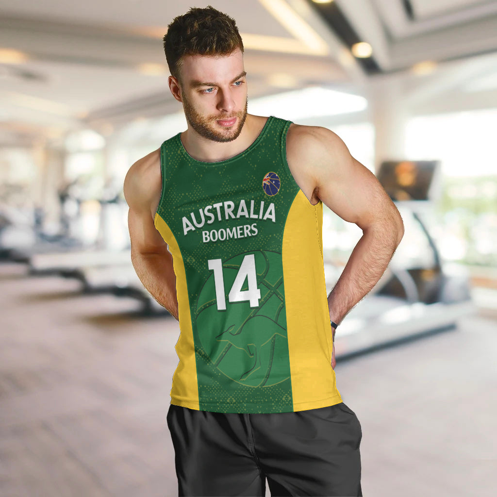 Custom Australia Basketball Men Tank Top Go Champions Aussie Boomers National Color