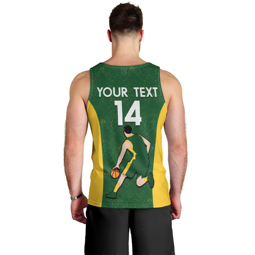 Custom Australia Basketball Men Tank Top Go Champions Aussie Boomers National Color