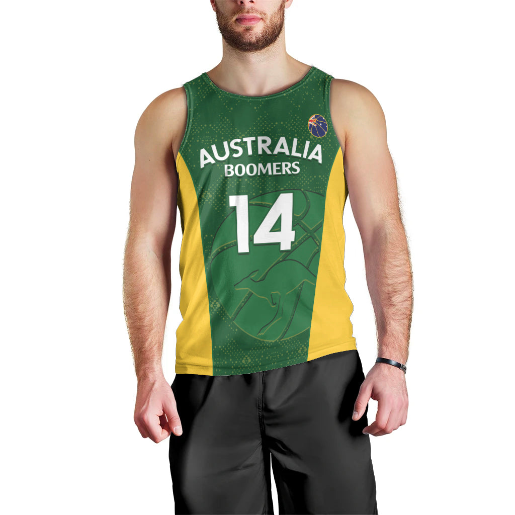 Custom Australia Basketball Men Tank Top Go Champions Aussie Boomers National Color