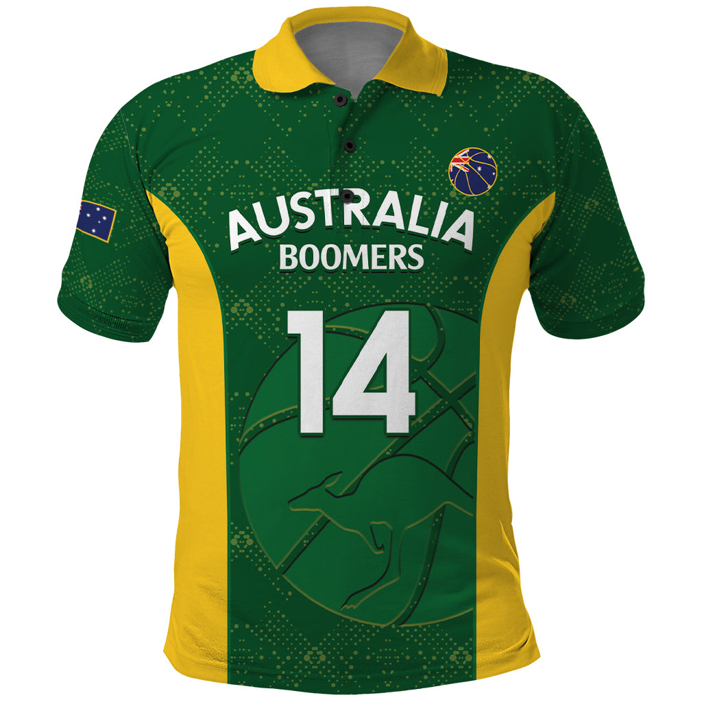 Custom Australia Basketball Polo Shirt Go Champions Aussie Boomers National Color