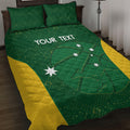 Custom Australia Basketball Quilt Bed Set Go Champions Aussie Boomers National Color