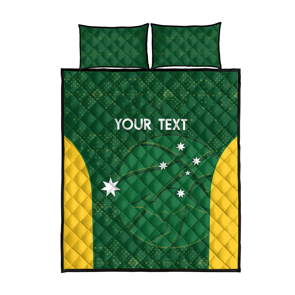 Custom Australia Basketball Quilt Bed Set Go Champions Aussie Boomers National Color