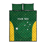 Custom Australia Basketball Quilt Bed Set Go Champions Aussie Boomers National Color