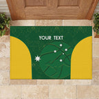 Custom Australia Basketball Rubber Doormat Go Champions Aussie Boomers National Color