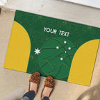 Custom Australia Basketball Rubber Doormat Go Champions Aussie Boomers National Color