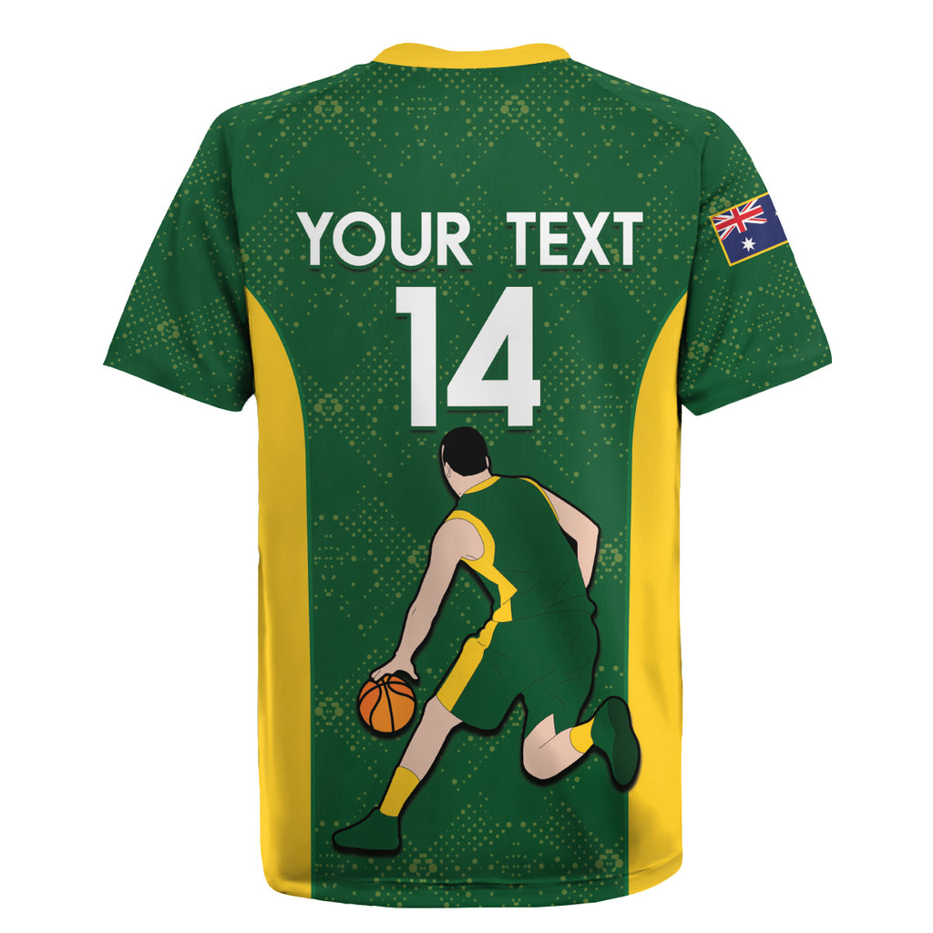 Custom Australia Basketball Rugby Jersey Go Champions Aussie Boomers National Color