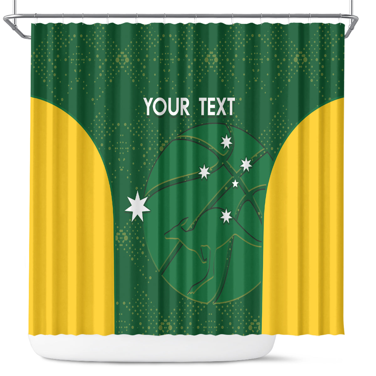 Custom Australia Basketball Shower Curtain Go Champions Aussie Boomers National Color