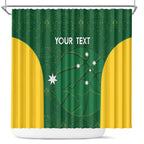 Custom Australia Basketball Shower Curtain Go Champions Aussie Boomers National Color