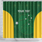 Custom Australia Basketball Shower Curtain Go Champions Aussie Boomers National Color