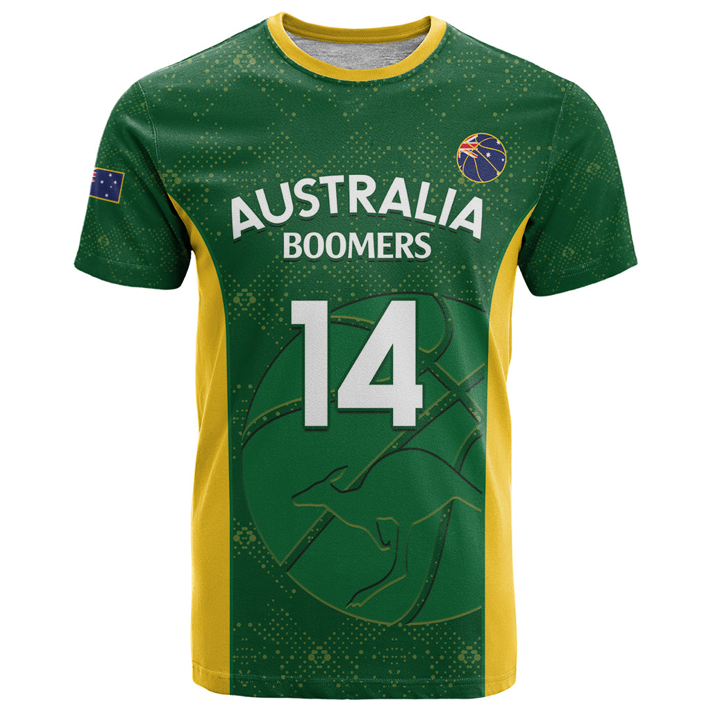 Custom Australia Basketball T Shirt Go Champions Aussie Boomers National Color