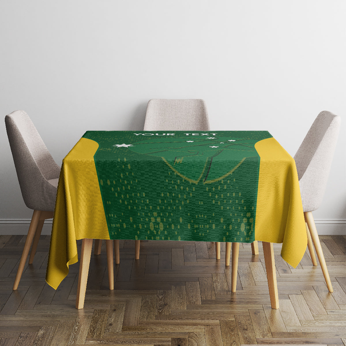 Custom Australia Basketball Tablecloth Go Champions Aussie Boomers National Color