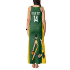 Custom Australia Basketball Tank Maxi Dress Go Champions Aussie Boomers National Color