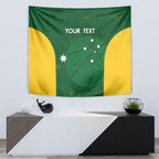 Custom Australia Basketball Tapestry Go Champions Aussie Boomers National Color