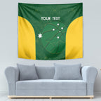 Custom Australia Basketball Tapestry Go Champions Aussie Boomers National Color