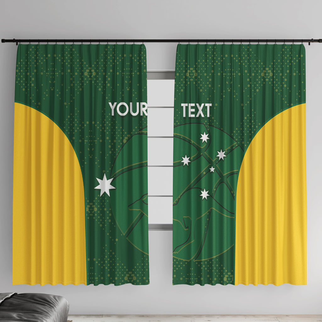 Custom Australia Basketball Window Curtain Go Champions Aussie Boomers National Color