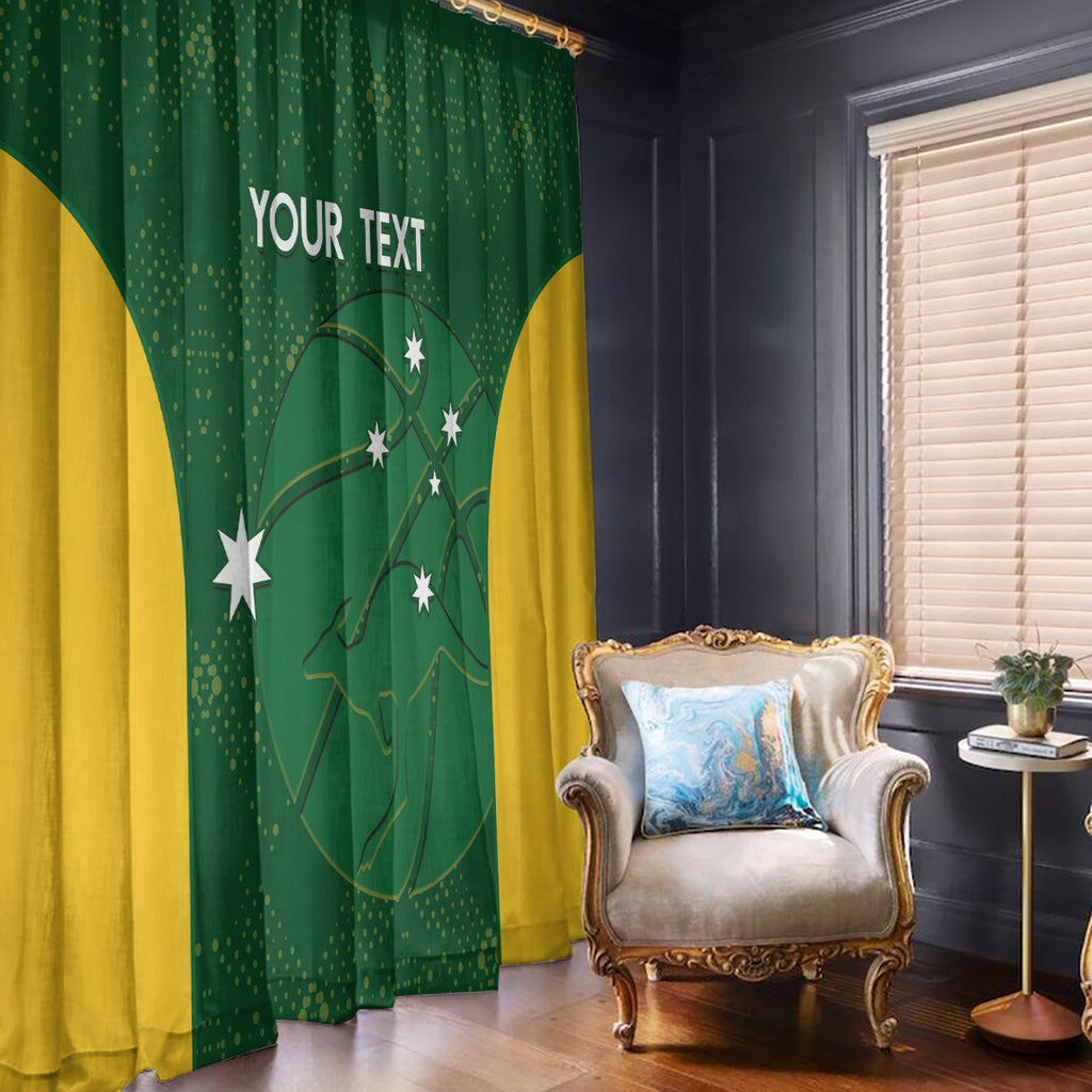 Custom Australia Basketball Window Curtain Go Champions Aussie Boomers National Color