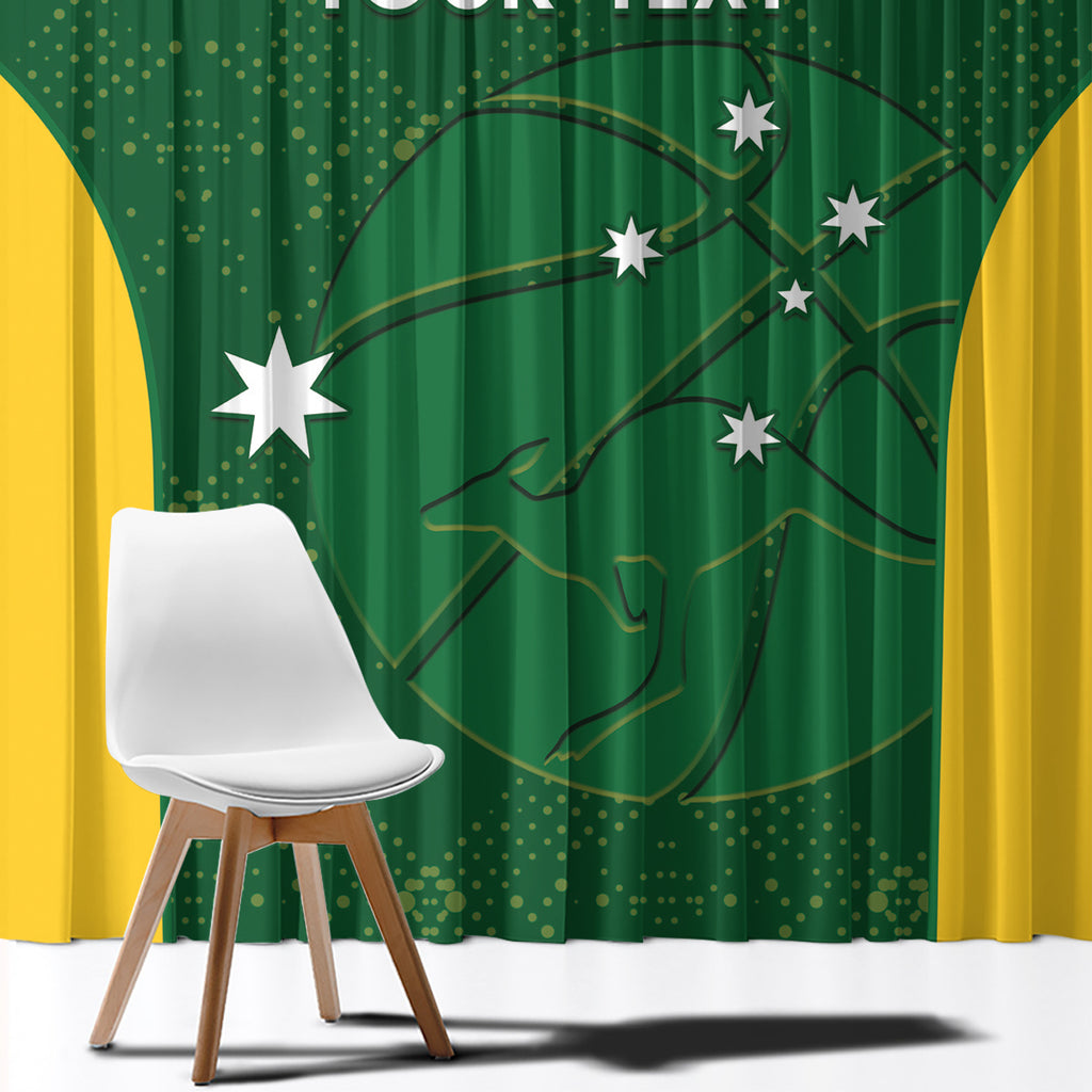 Custom Australia Basketball Window Curtain Go Champions Aussie Boomers National Color