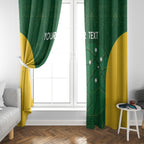 Custom Australia Basketball Window Curtain Go Champions Aussie Boomers National Color