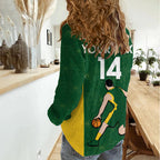 Custom Australia Basketball Women Casual Shirt Go Champions Aussie Boomers National Color